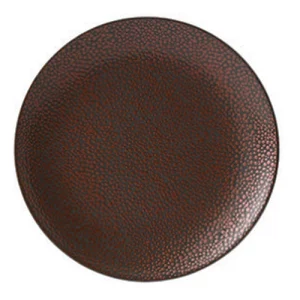 An image of a Bauscher Purity Pearls Coupe Plate Copper 27cm 10.6