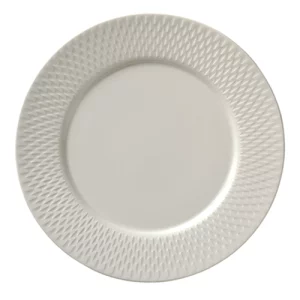 An image of a Bauscher Reflections Rimmed Plate White 17cm6.7