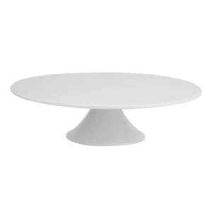 An image of the White Melamine Cake Pedestal 303x83mm