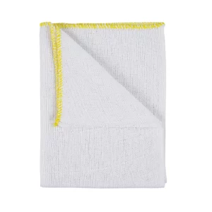 An image of the Dishcloth Bleached 40x25cm - Sewn Yellow