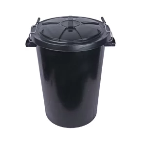 An image of the Dustbin 90 Litre Black