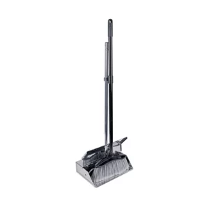 An image of the Lobby Dustpan & Brush Set Stainless Steel