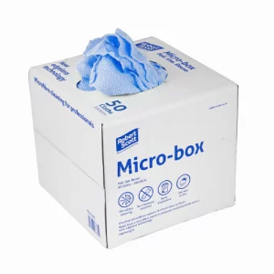 An image of the Micro-Box Microfibre Cloth - Blue