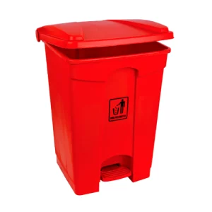 An image of the Pedal Bin 45L Red - Single