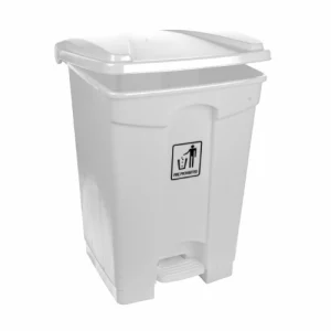 An image of the Pedal Bin 45L White - Single