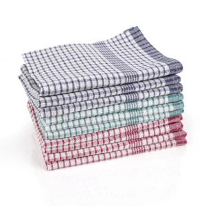 An image of Tea Towel Rice Weave 70x45cm - Assorted