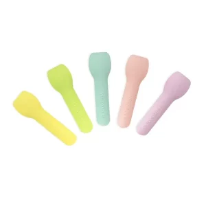 Vegware Paper Ice Cream Spoons 90mm/3.5" Tutti Frutti