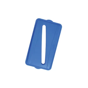 An image of the Wall Hugger Recycle Lid Slot For Paper - Blue