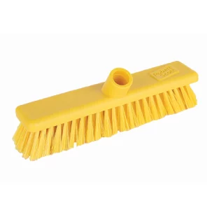 An image of the Washable Broom Head Coloured Stock 30cm Soft - Yellow