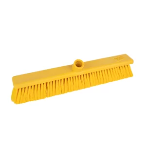 An image of the Washable Broom Head Coloured Stock 30cm Stiff - Yellow