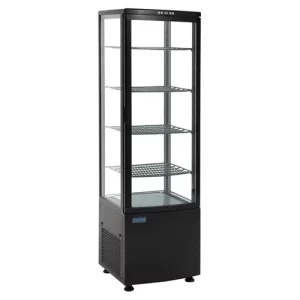 Polar C-Series Energy Efficient Curved Door Display Fridge Black - 235L/51.7Gal